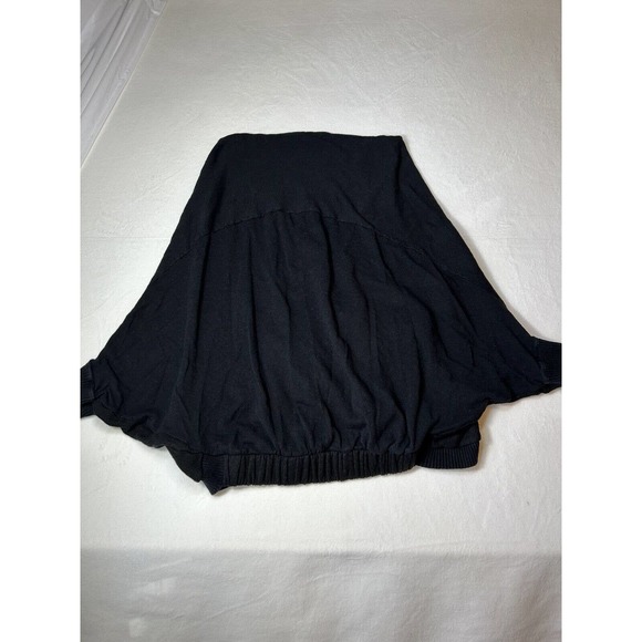 Anthropologie Moth Women Sweater Small black Pullover Knit Dolman Sleeves - Picture 9 of 9